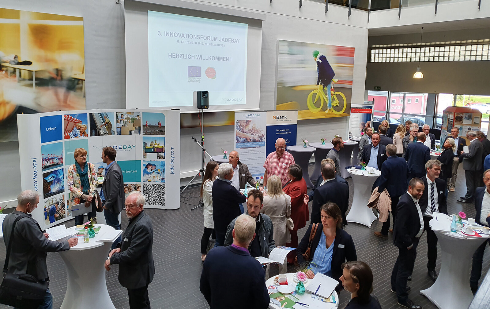 Das Innovationsforum fand zum dritten Mal an der Jade HS am Campus Wilhelmshaven statt. (Foto: Jade Bay)