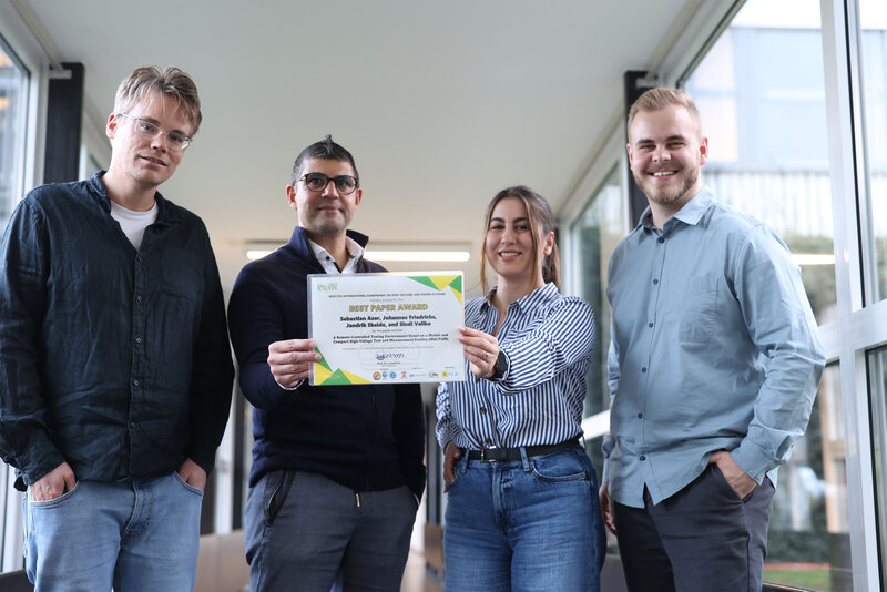 Forschende des Fachbereichs Ingenieurwissenschaften gewinnen den Best Paper Award