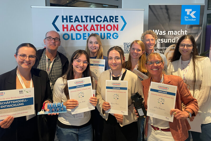Medizintechnik erfolgreich beim Healthcare Hackathon Oldenburg