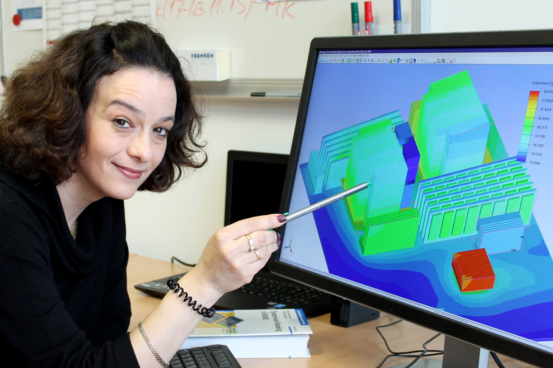 Prof. Dr. Tamara Bechtolds Forschungsschwerpunkt liegt in der Modellierung und Simulation von Mikrosystemen. Foto: Jade HS