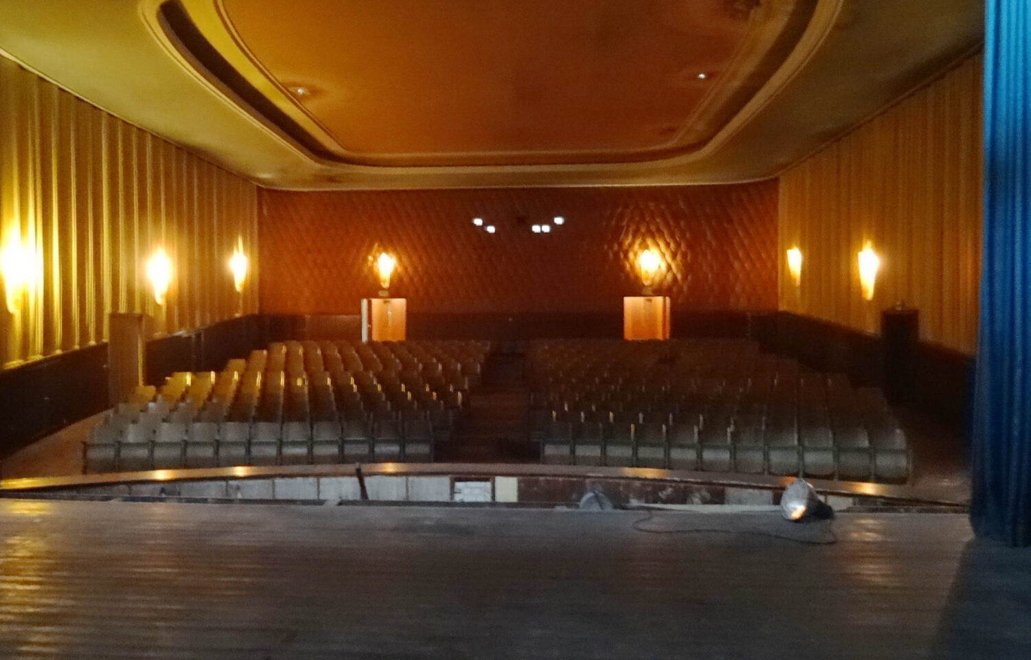 Der opulente Saal des Globe Kinos eignet sich für 400 Gäste. Foto: Frauke Engelmann
